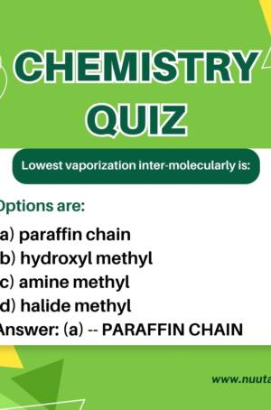 Chemistry Quiz: Intensive Chemistry MCQ Questions for Global Students